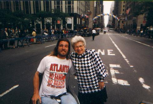 Photograph of Weedguy and Dr. Ruth