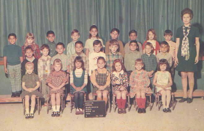 Photograph of Weedguy in his 1st grade class