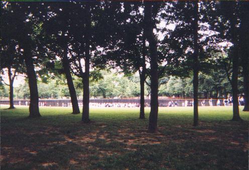 Photograph of the Vietnam Veterans Memorial in Washington DC